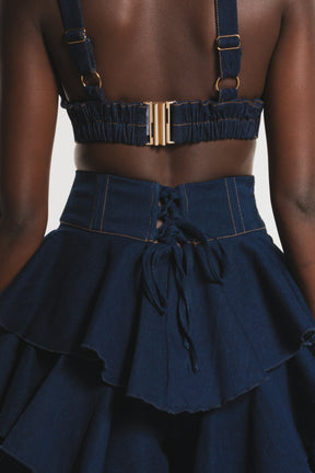 Denim AZURE Bra Top