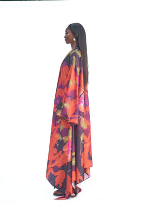 IDA ROBE DRESS- PLUM CALA