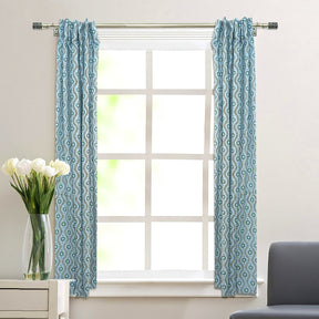 Interior Design Viscose Colored Linen Window Curtain- Lehar