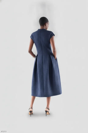 Conwave Knit Drop Waist Midi Dress
