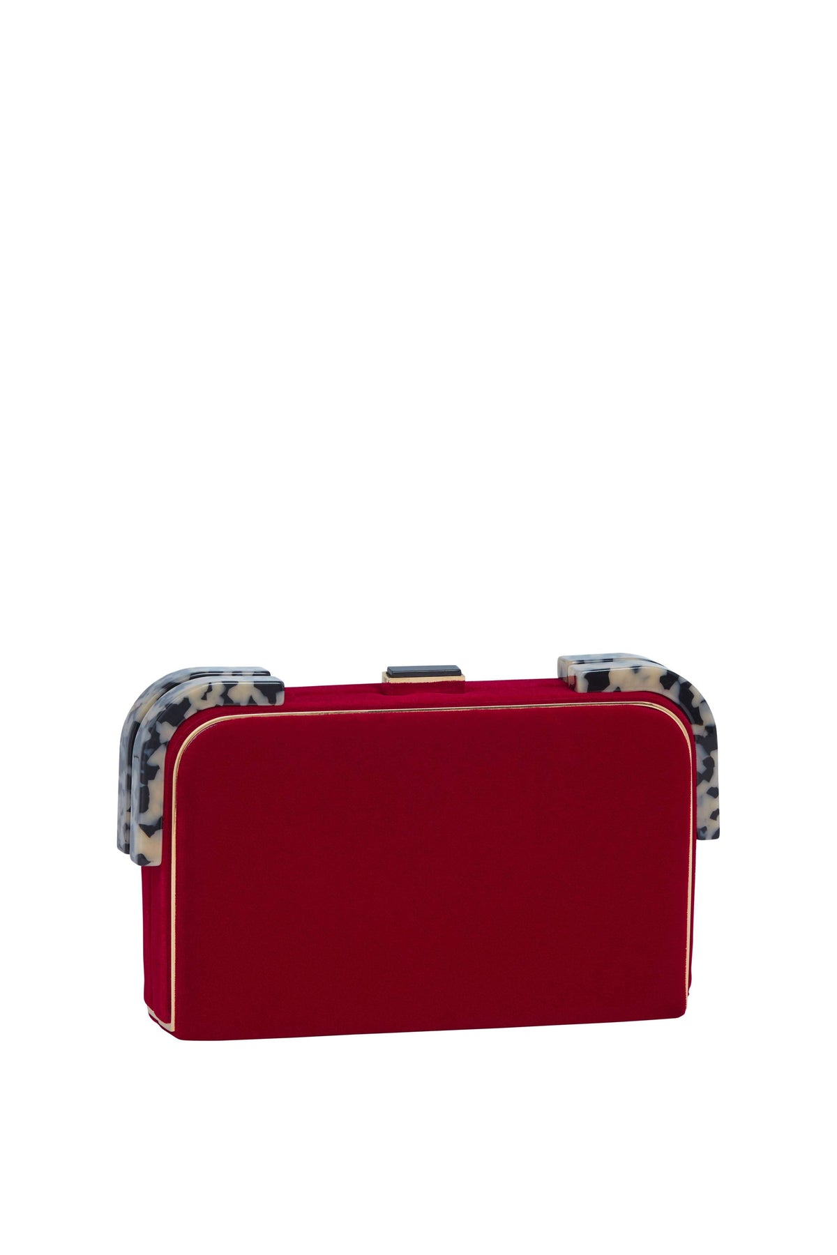 Liz - Velvet Clutch w/strap