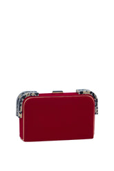 Liz - Velvet Clutch w/strap