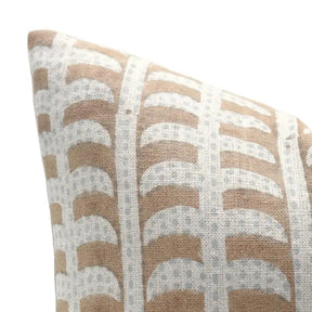 Boho Block Print Thick Linen Cushion Cover - Garud