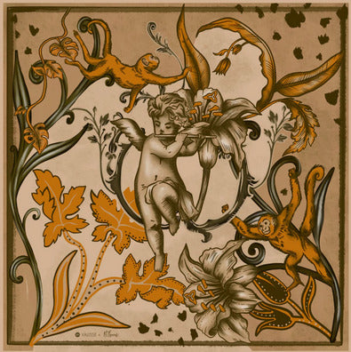floral melody scarf