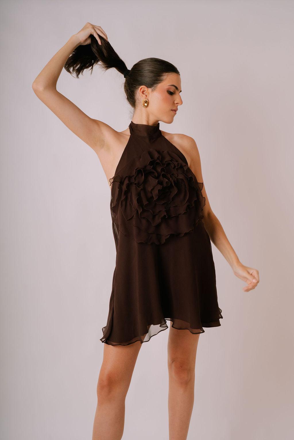 Carolina Silk Chiffon Dress