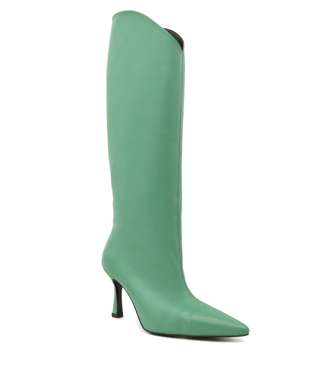 Misha Ecological Leather High Heeled Boots