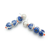 CARMEN Ceramic and Silver Sphere Earrings