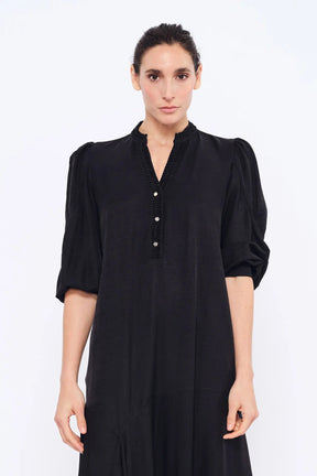 Carlie Asymmetrical Dress | Black