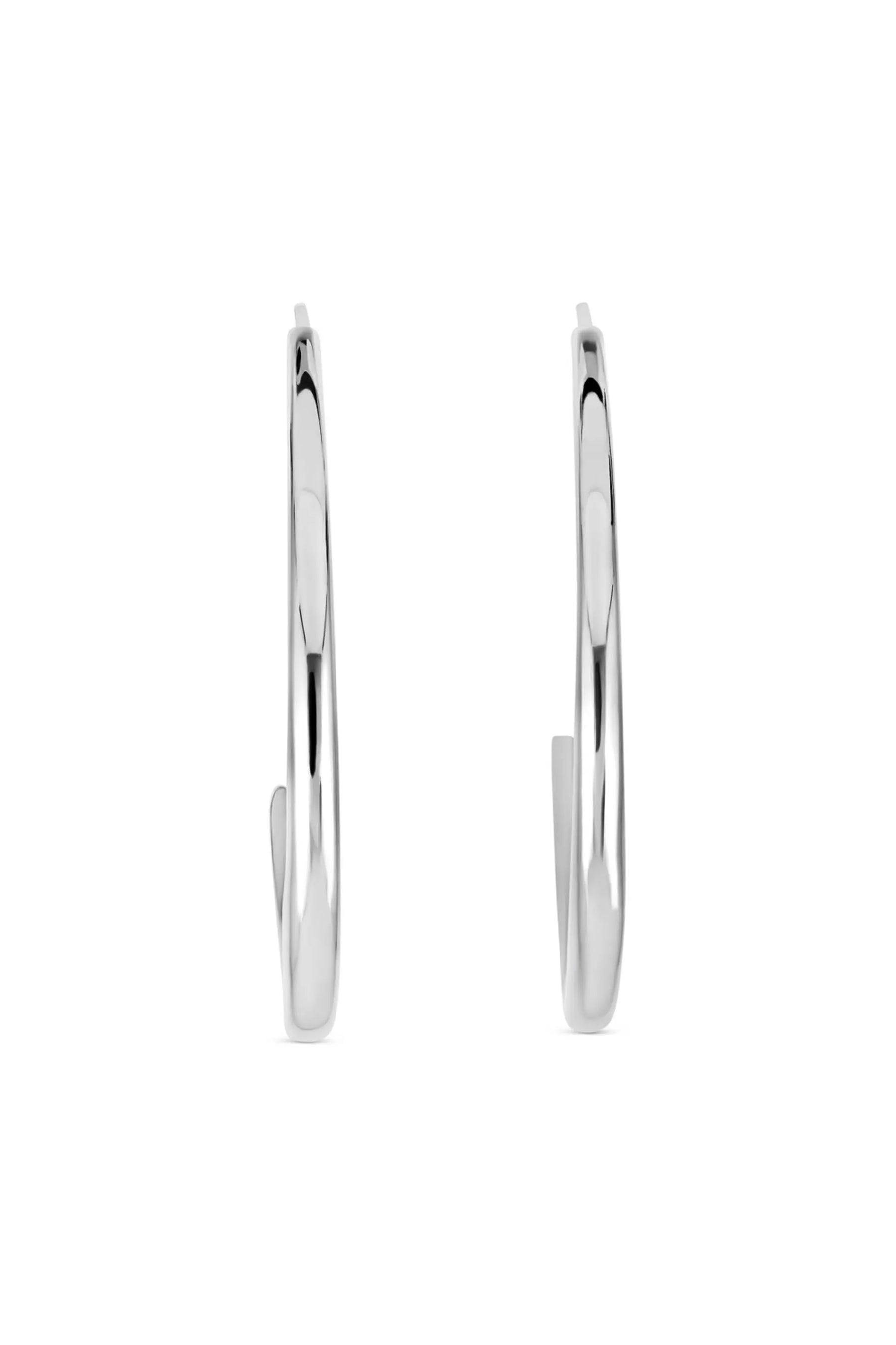 Hiba Hoop Sterling Silver Earrings