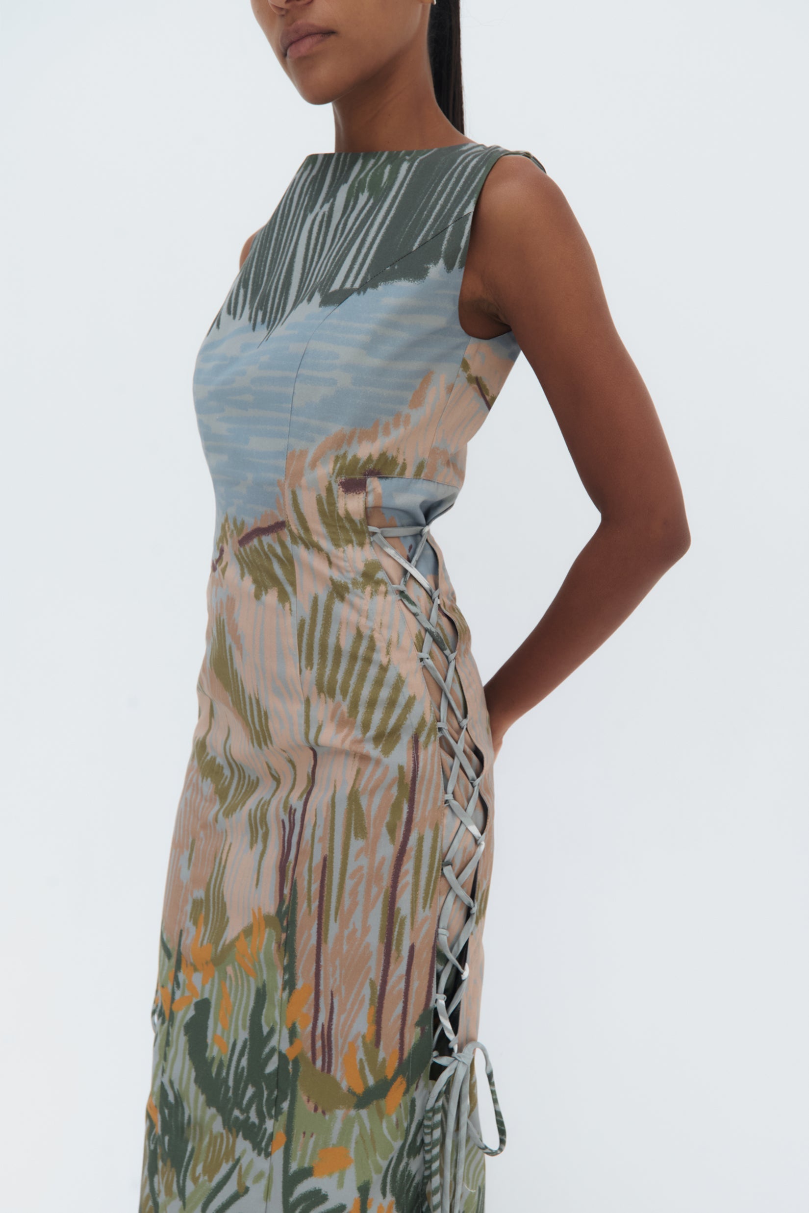 Bruma Lace Side Dress