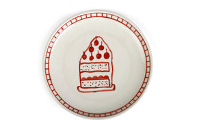 Ceramic Dessert Plates - Celebration , 7 Inches - Set of 4