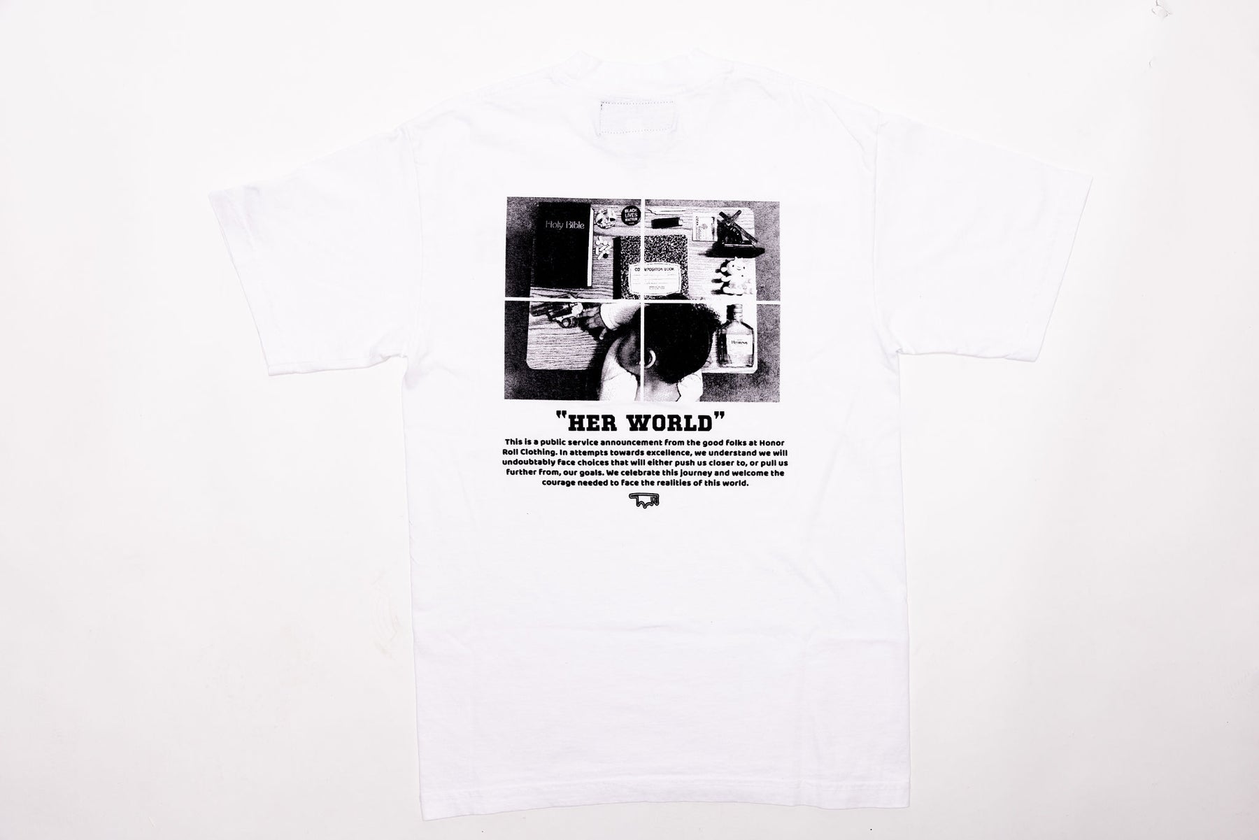 Her World Staple Tee - White