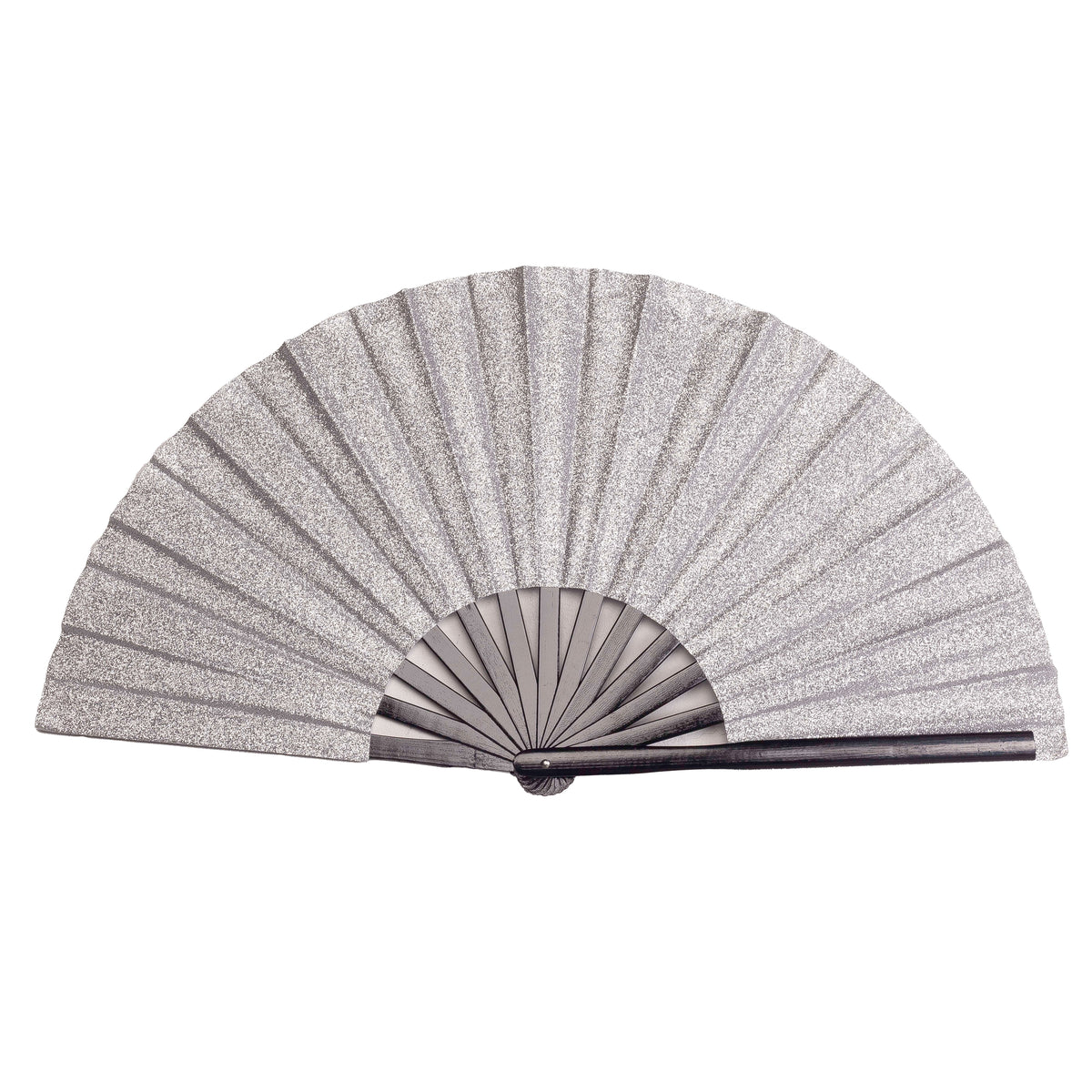 Auryana Silver Glitter Clack Fan
