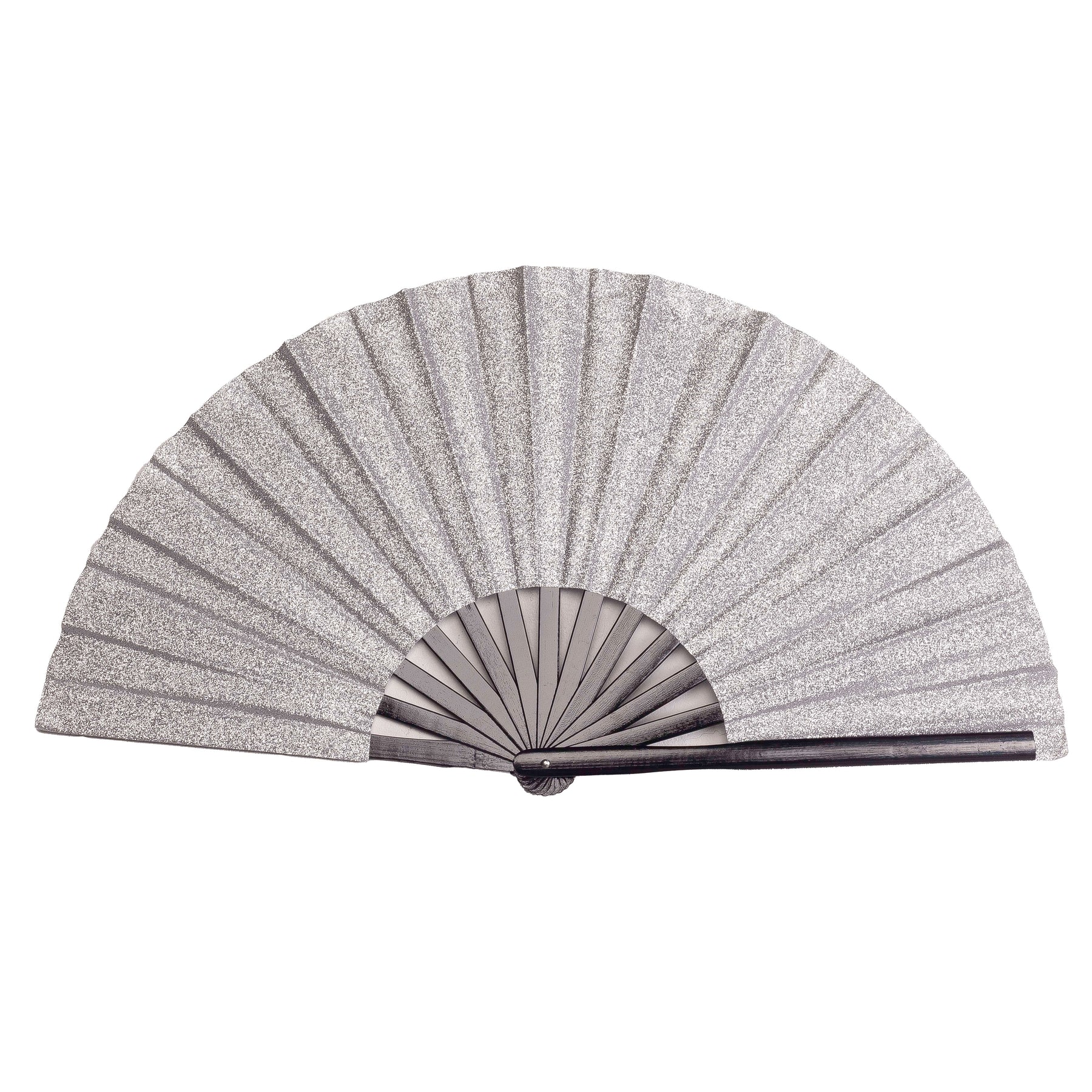 Auryana Silver Glitter Clack Fan