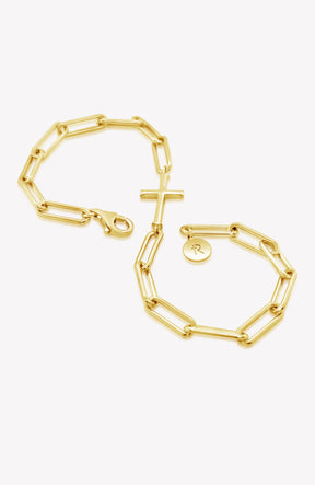 Chain Breaker Cross Bracelet