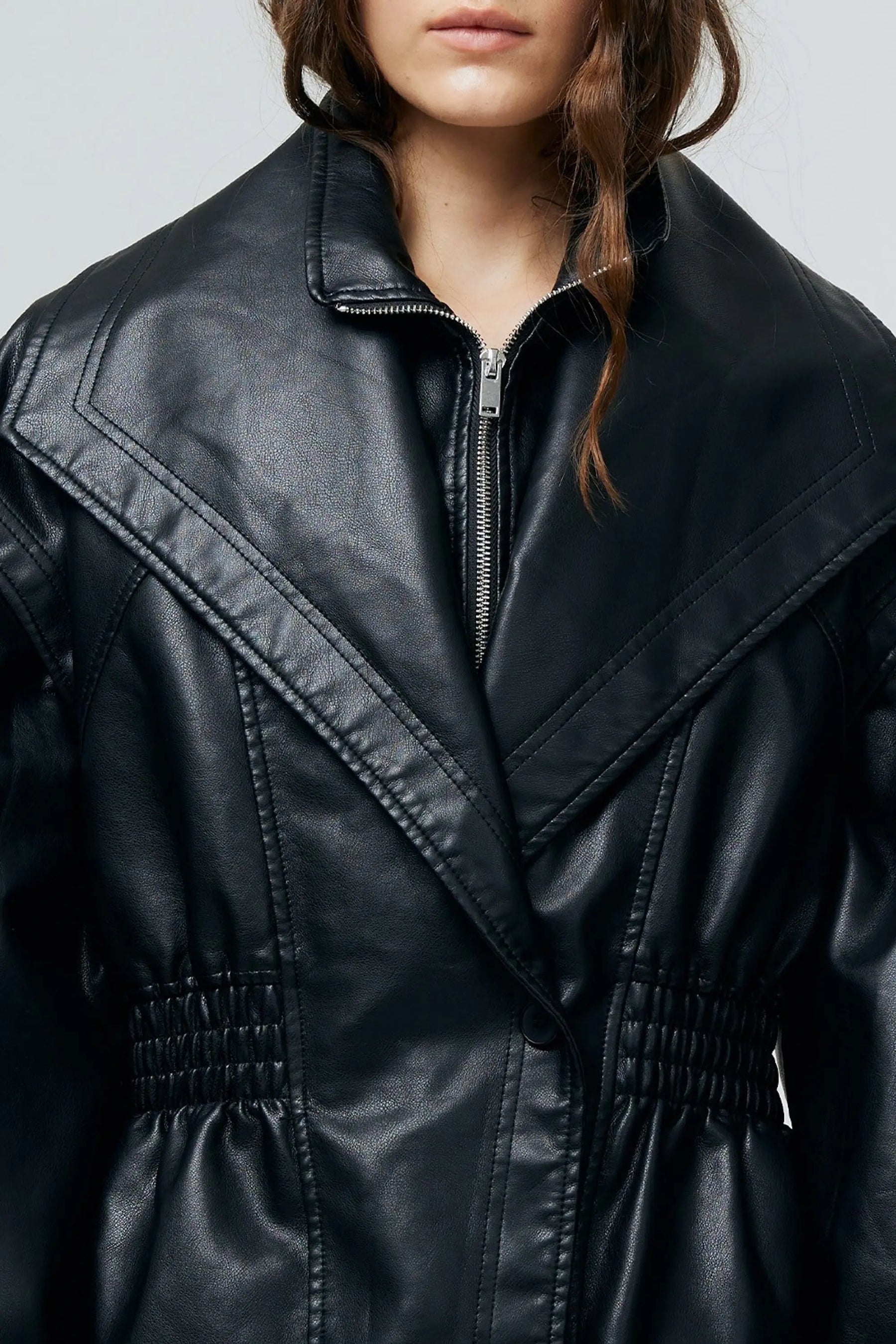Elodie Gathered Waist Jacket