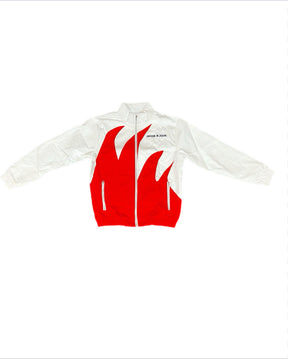 Red and White Wave jacket