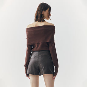 WREN SHORT LEATHER PANTS