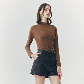 WREN SHORT LEATHER PANTS