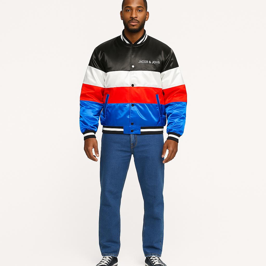 Satin Multicolored Jacket