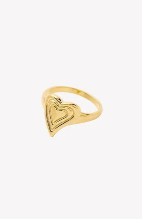 Emanate Love Signet Heart  Ring