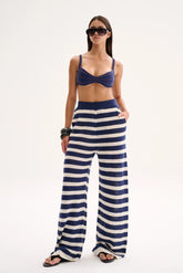 Aurora Bottoms Print Azul