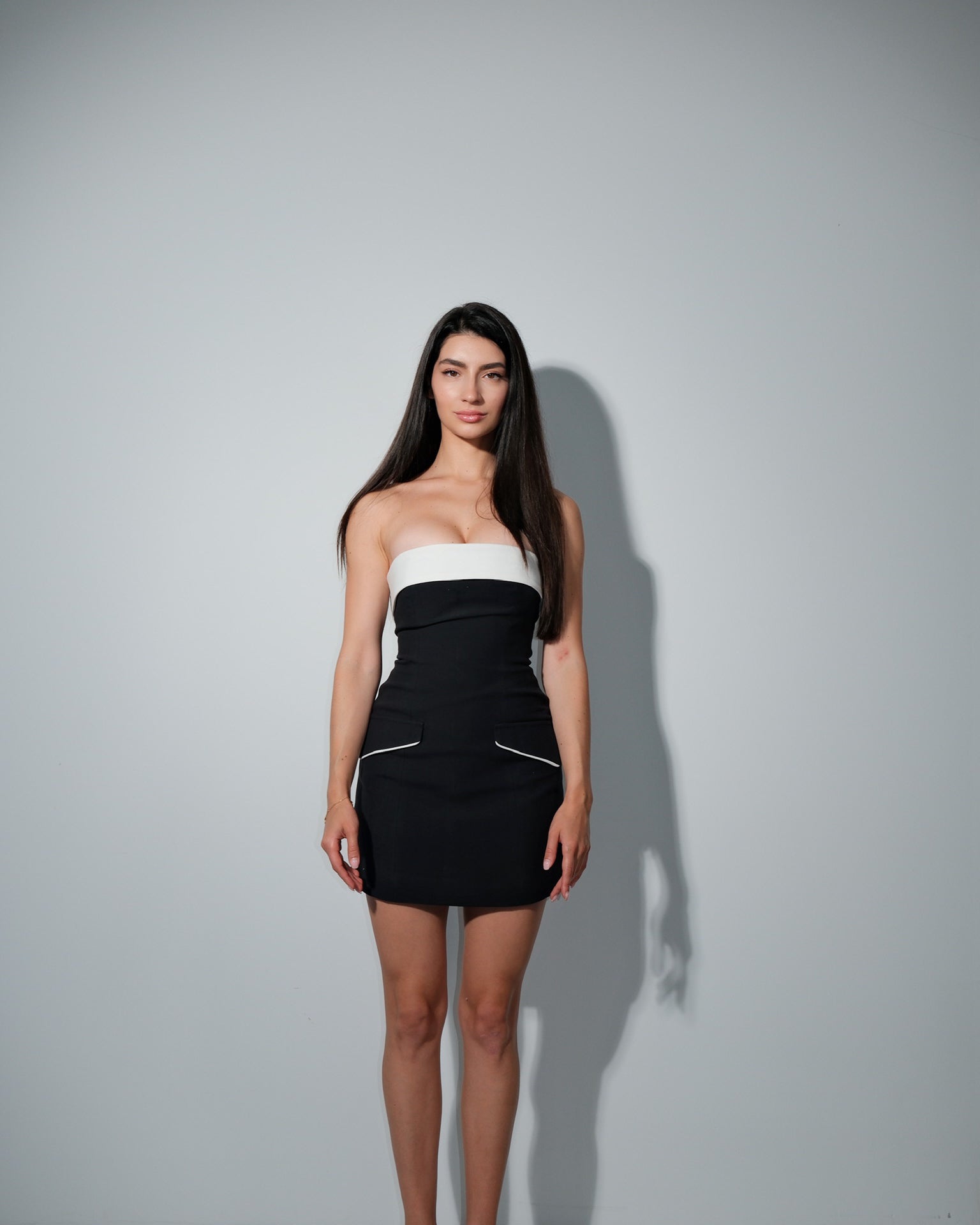 Claudia Mini Dress in Black