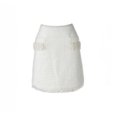 Tia Shimmering Tweed Bouclé Mini Skirt