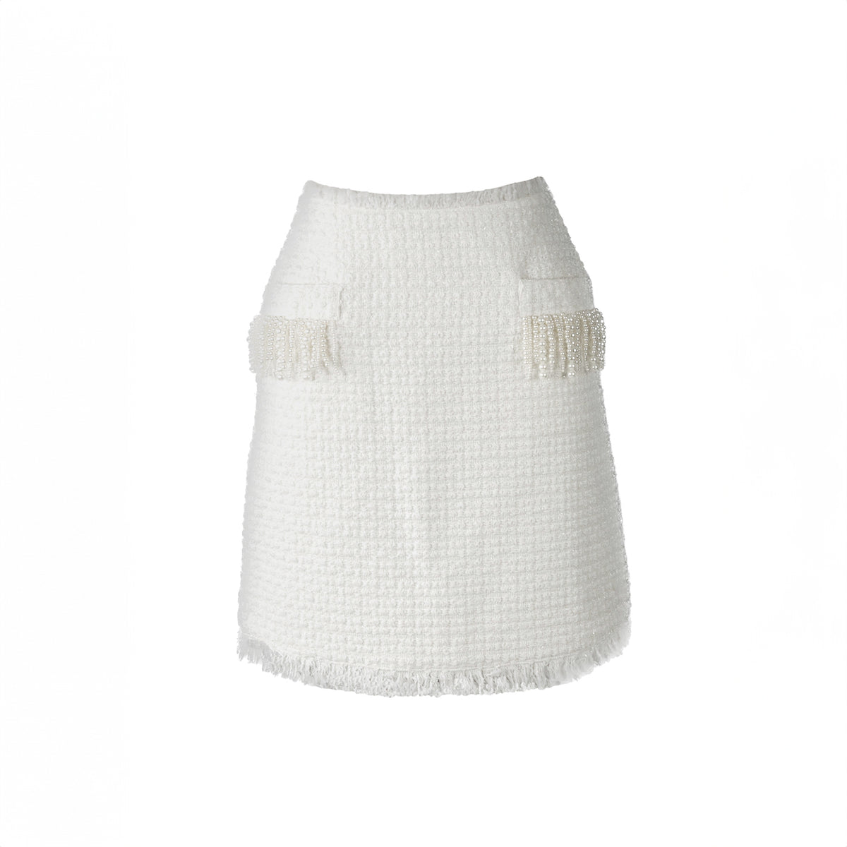 Tia Shimmering Tweed Bouclé Mini Skirt