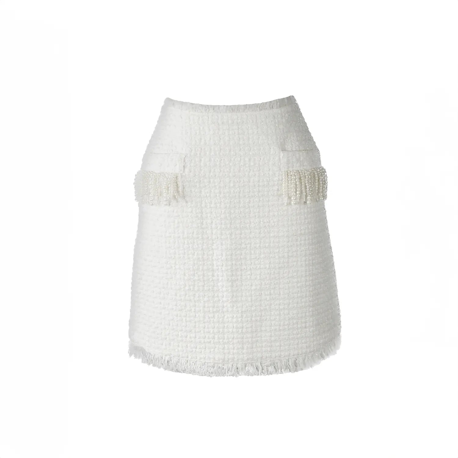 Tia Shimmering Tweed Bouclé Mini Skirt