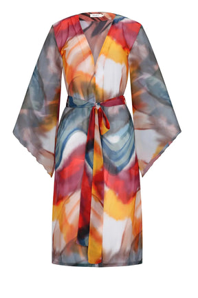 Kimono  Print rojo