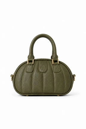 Ameline Sculptural Italian Leather Top Handle