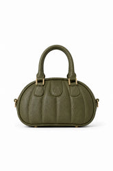 Ameline Sculptural Italian Leather Top Handle | ROSZUAR