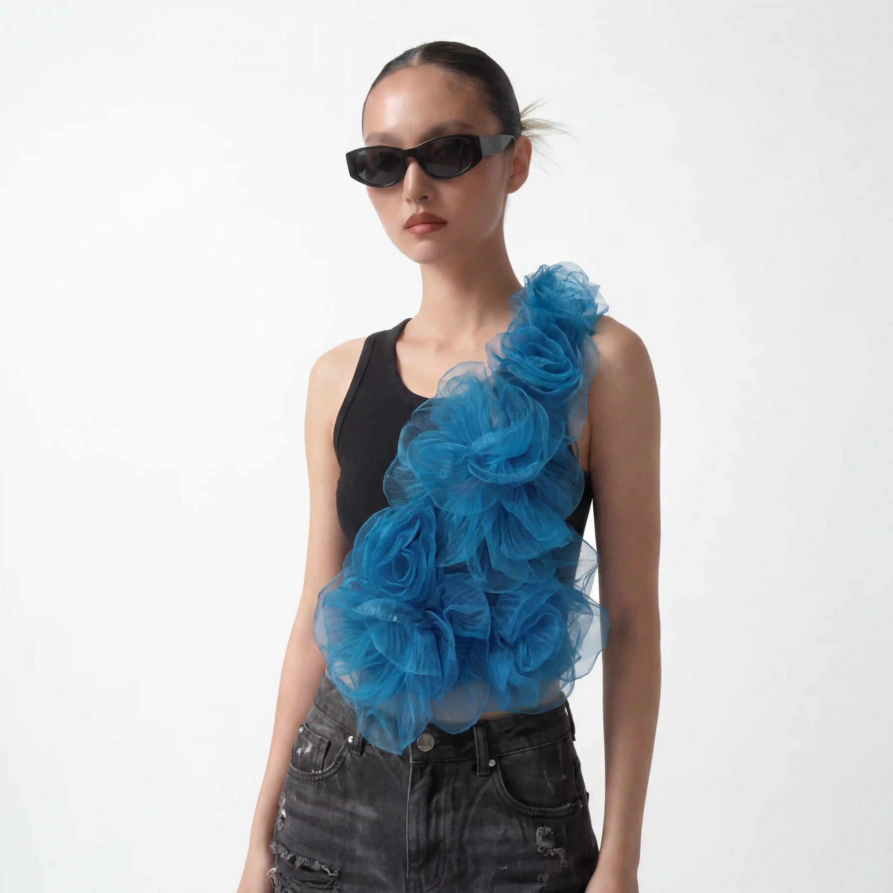 Floral Applique Tank Top