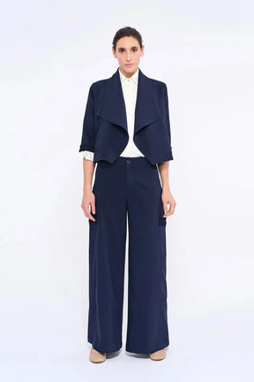 Daysi Draped Lapel Jacket