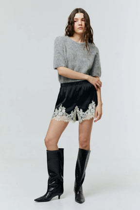 ROSALIE LACE SATIN SHORTS