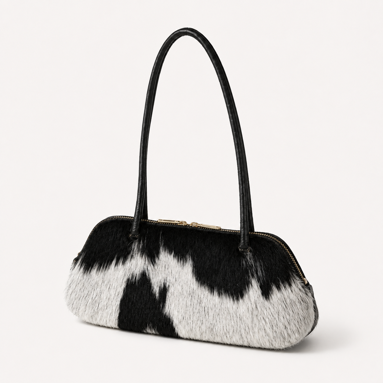 Ebène Monochrome Leather Bag