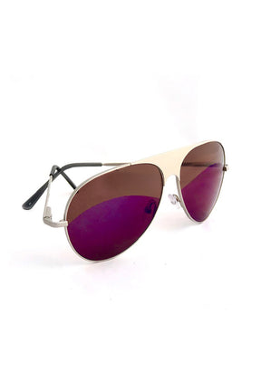 Pearl Polarized Aviator Sunglasses