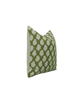 Natural Hand-Carved Block Print Design Boho Pure Linen Pillow Cover- Badal