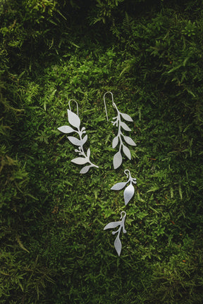 Inverted Vine Convertible Drop Earrings