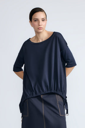 Amaya Asymmetric Buckle Top