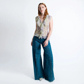 Alex Low Rise Wide Leg Jean-Medium Blue