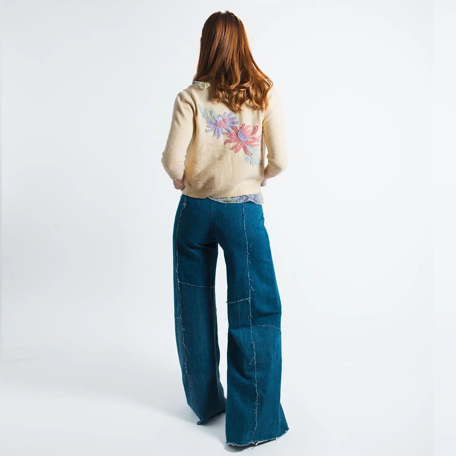 Alex Low Rise Wide Leg Jean-Medium Blue