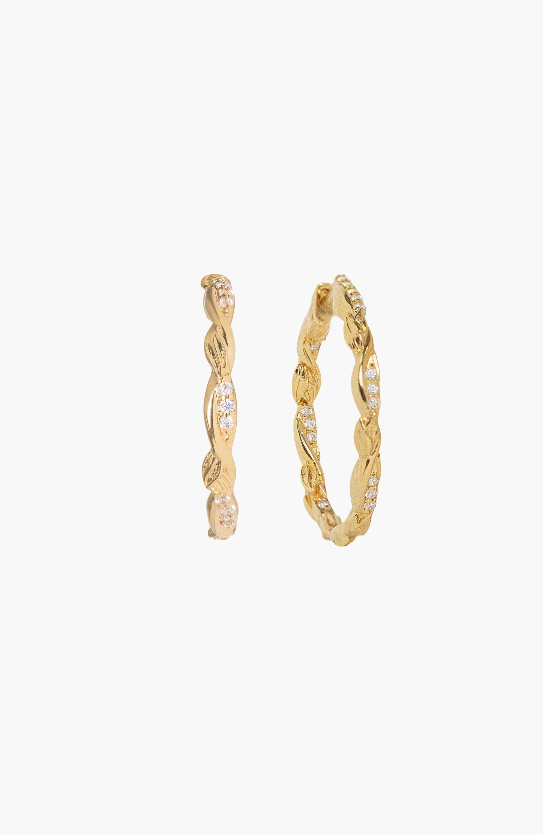 Sacred Vine Hoop Earring