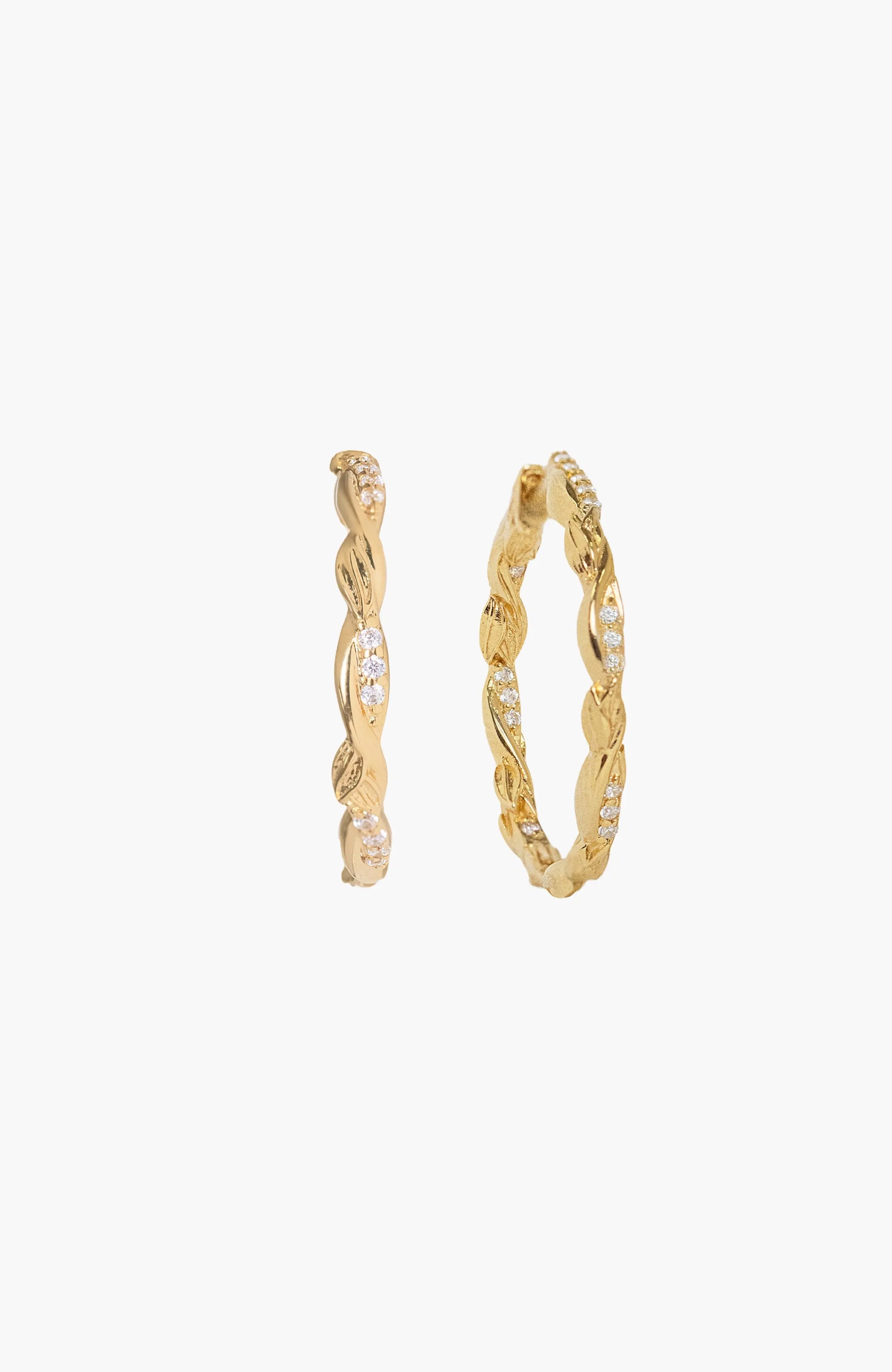 Sacred Vine Hoop Earring