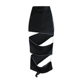 Spiral Zipper Skirt