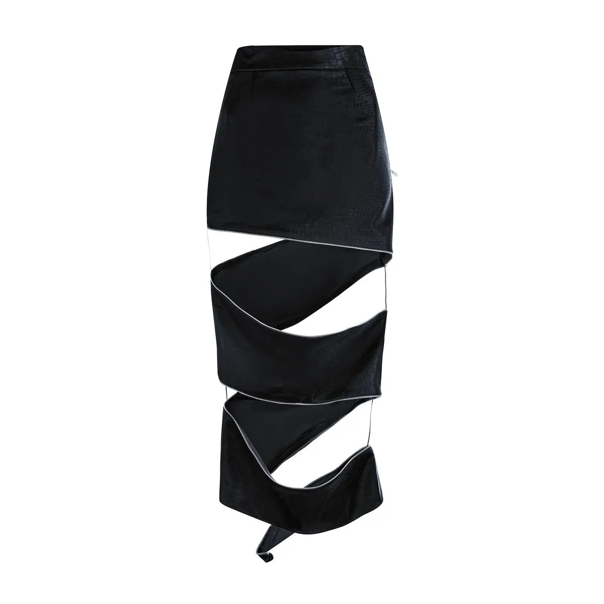 Spiral Zipper Skirt