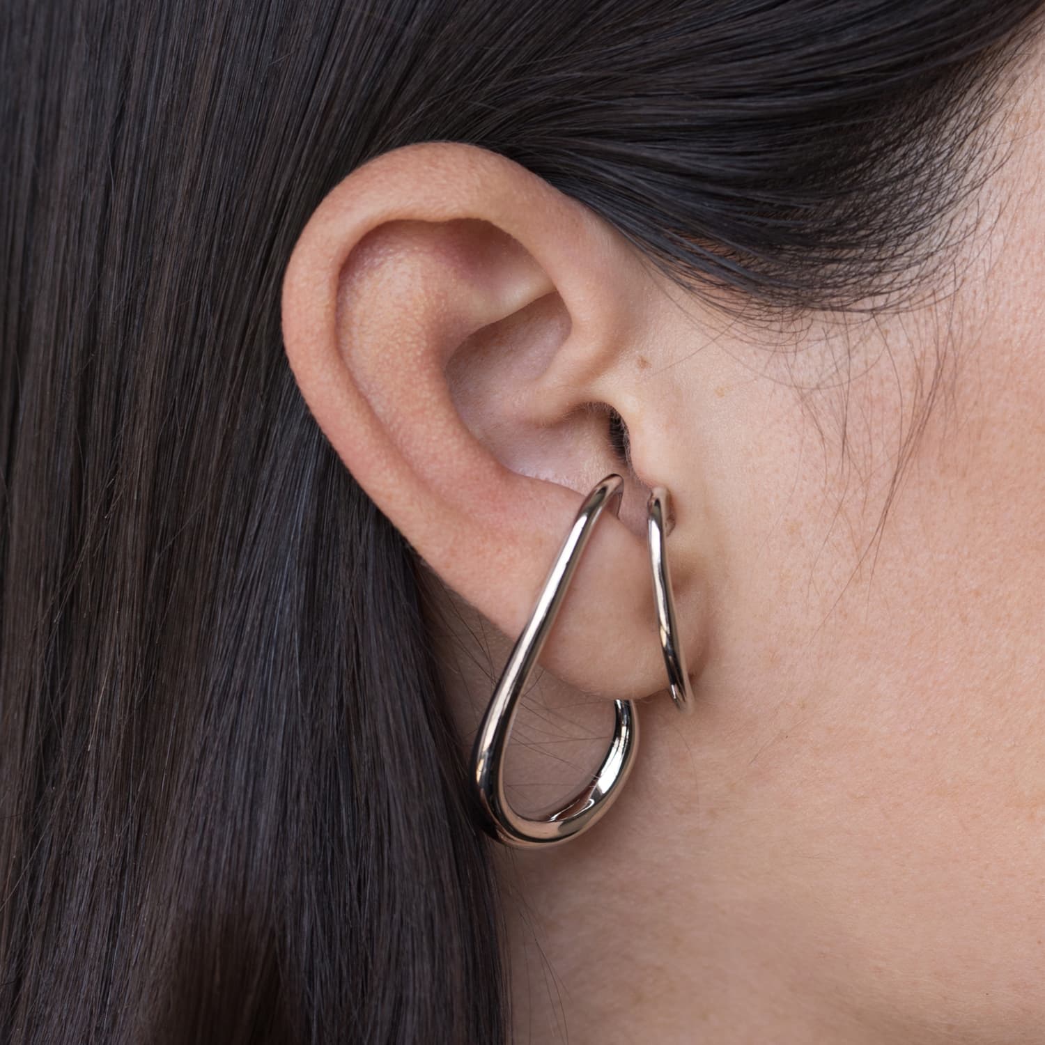 London Silver Ear Cuff