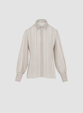 Sheer Stripe Blouse