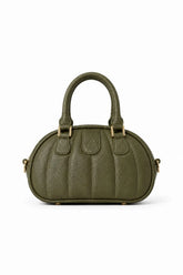 Ameline Sculptural Italian Leather Top Handle